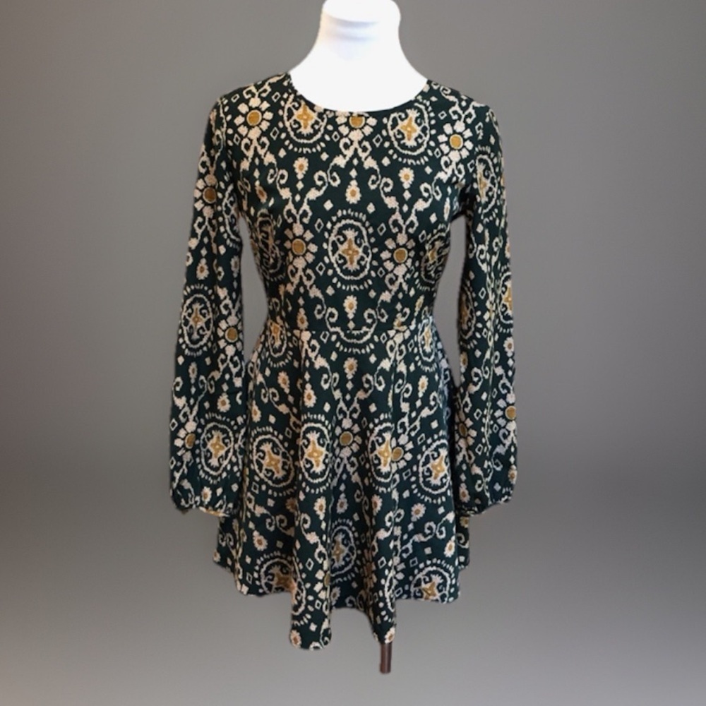 Vintage Pixie Grunge Festival Dress S